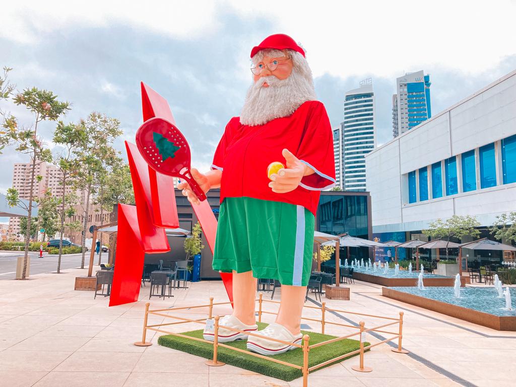 Você está visualizando atualmente Papai Noel já está em clima de férias no Flamboyant Shopping