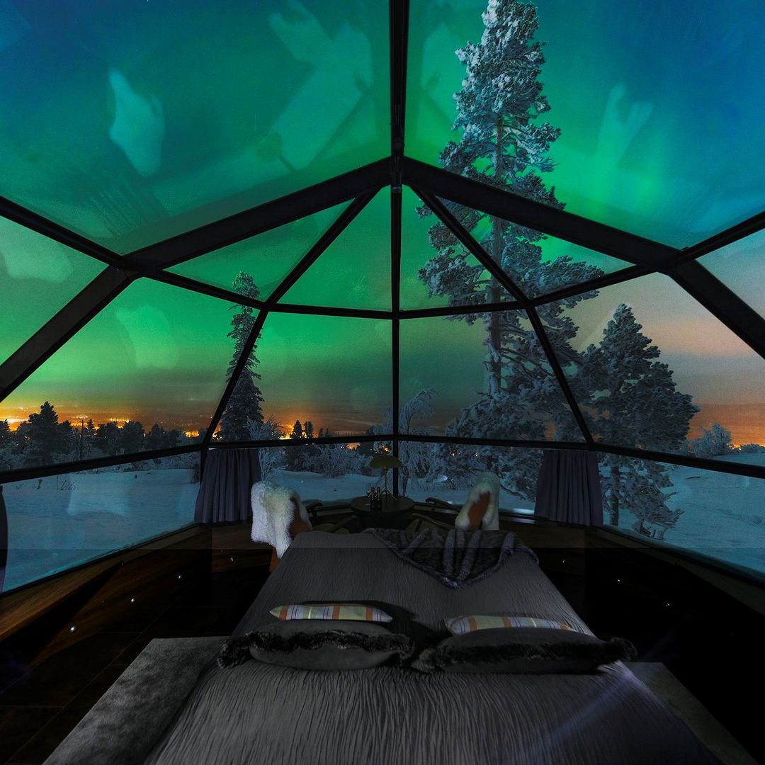 Você está visualizando atualmente Os iglus de vidro do Levin Iglut na Finlândia