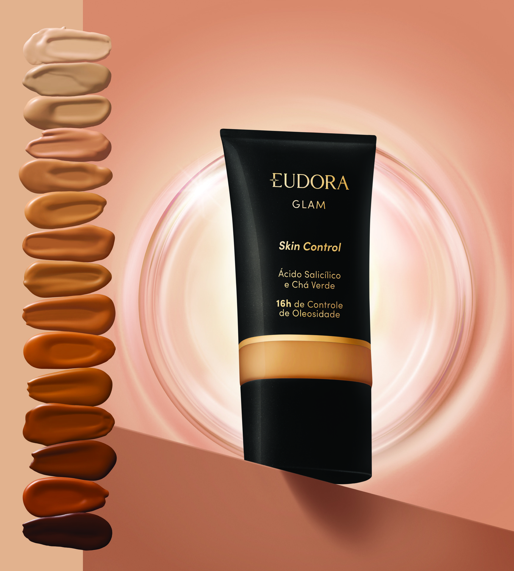 Você está visualizando atualmente Eudora Glam Skin Control tem tecnologia que promete 16 horas de antioleosidade na pele