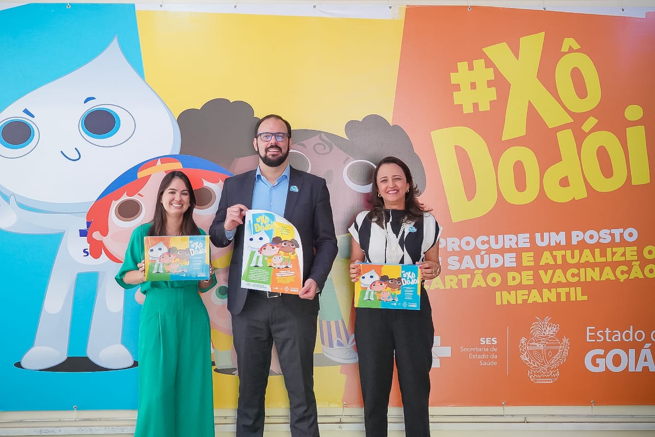 No momento, você está visualizando Governo de Goiás apresenta campanha publicitária “Xô Dodói” de incentivo à vacinação de crianças e adolescentes