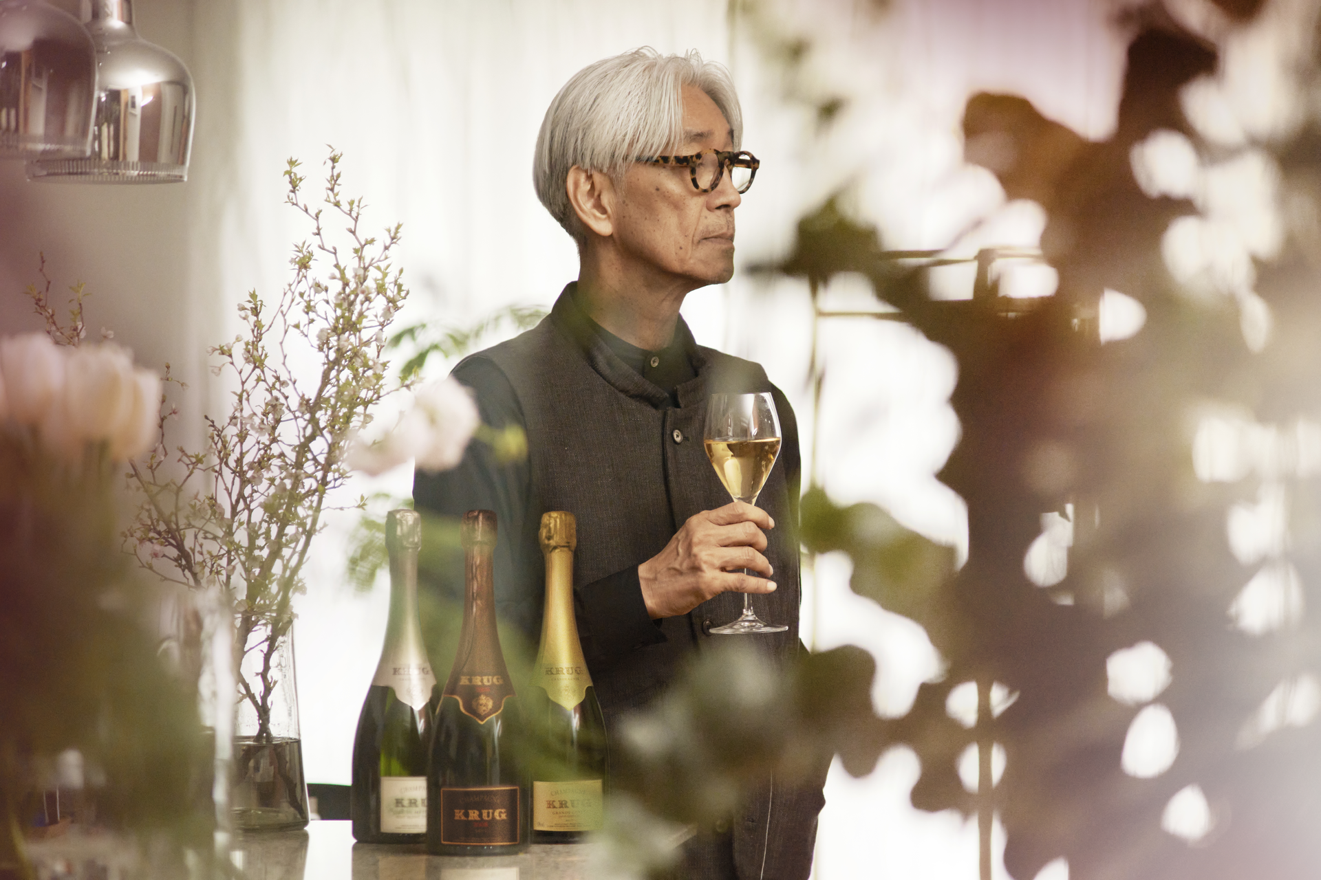 No momento, você está visualizando Vencedor do Oscar cria música para degustar champagnes Krug