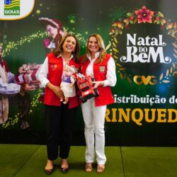 Gracinha Caiado inicia distribuição de 525 mil brinquedos da campanha Natal do Bem 2022