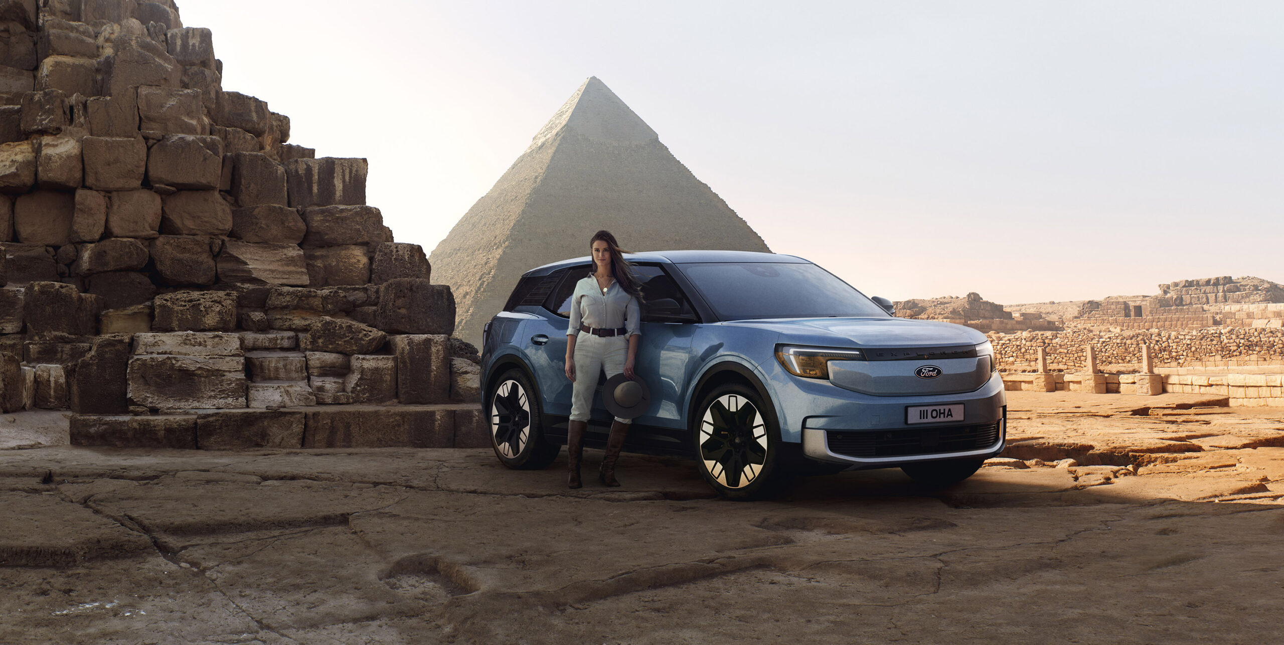 Você está visualizando atualmente Ford vai recriar viagem de pioneira ao redor do mundo com o Explorer elétrico