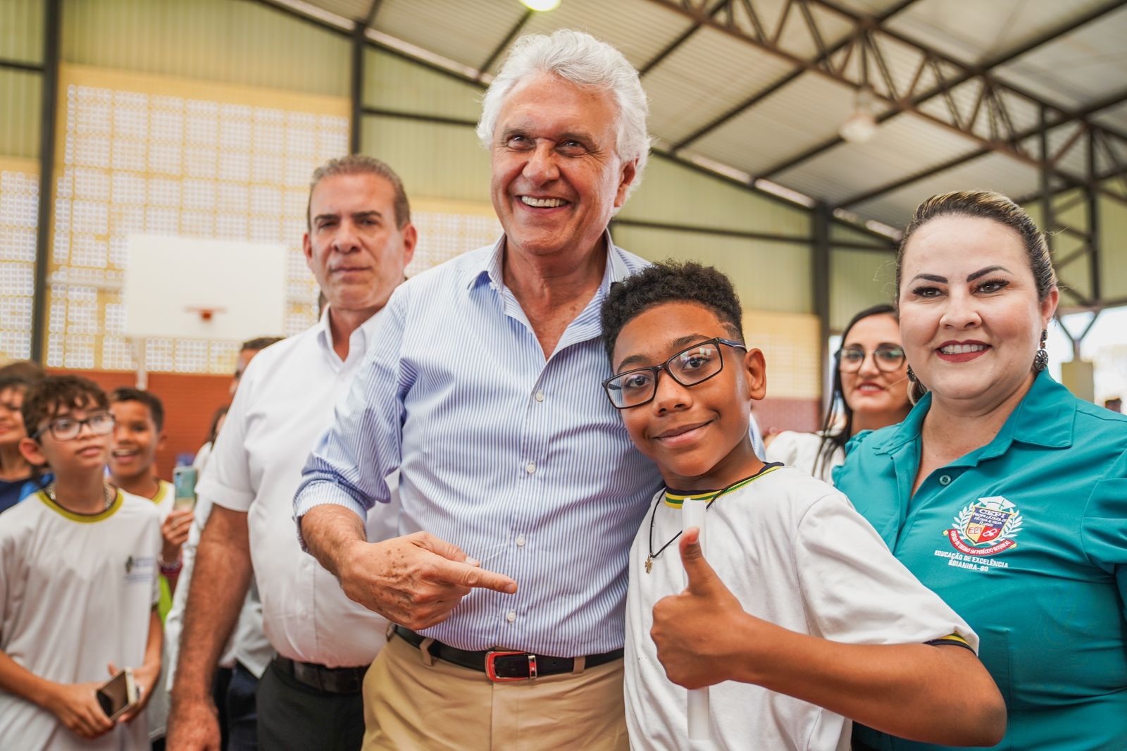 No momento, você está visualizando <em>Goianira: Caiado entrega escola padrão Século XXI com capacidade para 500 alunos em tempo integral</em>