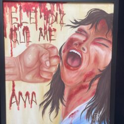 Exposição exprime relatos de abusos sexuais a meninos e meninas