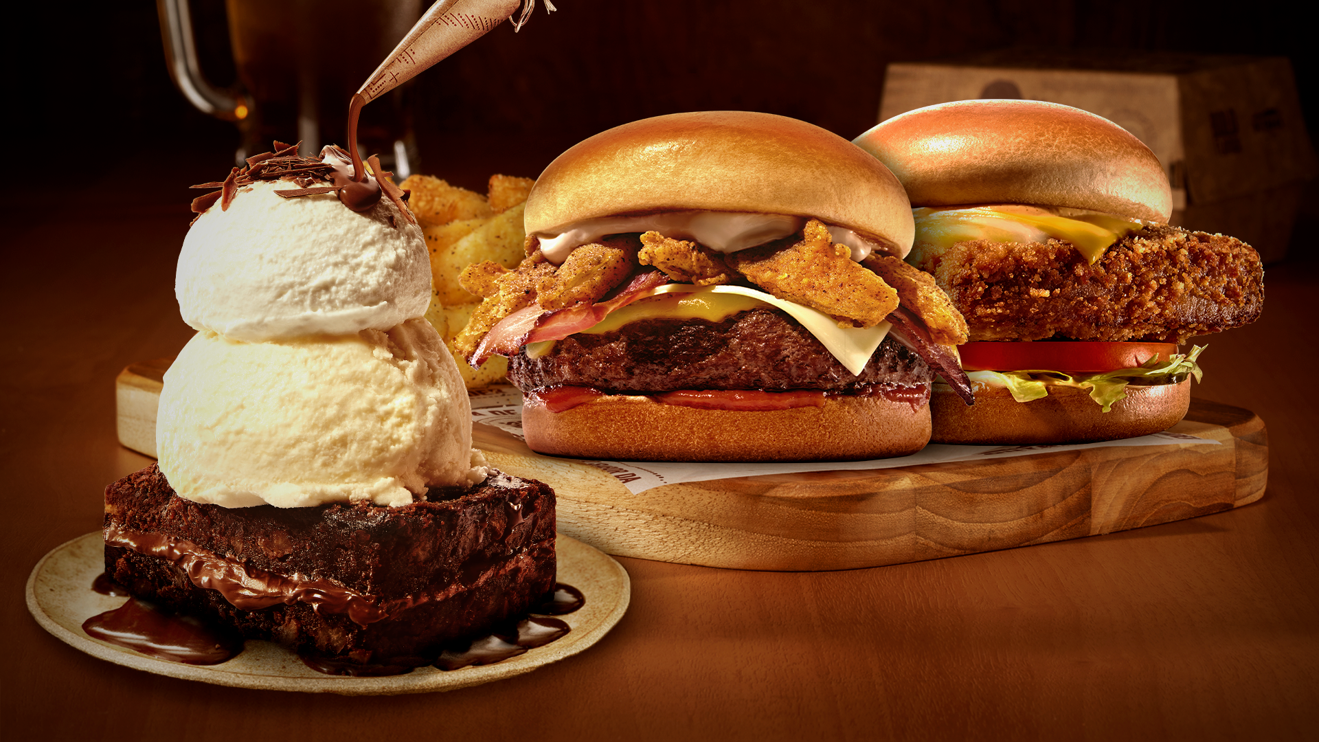 No momento, você está visualizando <em>Outback apresenta hambúrgueres inéditos feitos de 100% picanha e 100% de sua clássica costela, além de uma versão do brownie com Nutella</em>
