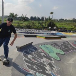 Santo André recebe obstáculos da pista da Final Mundial de Street Skate, o SLS Super Crown