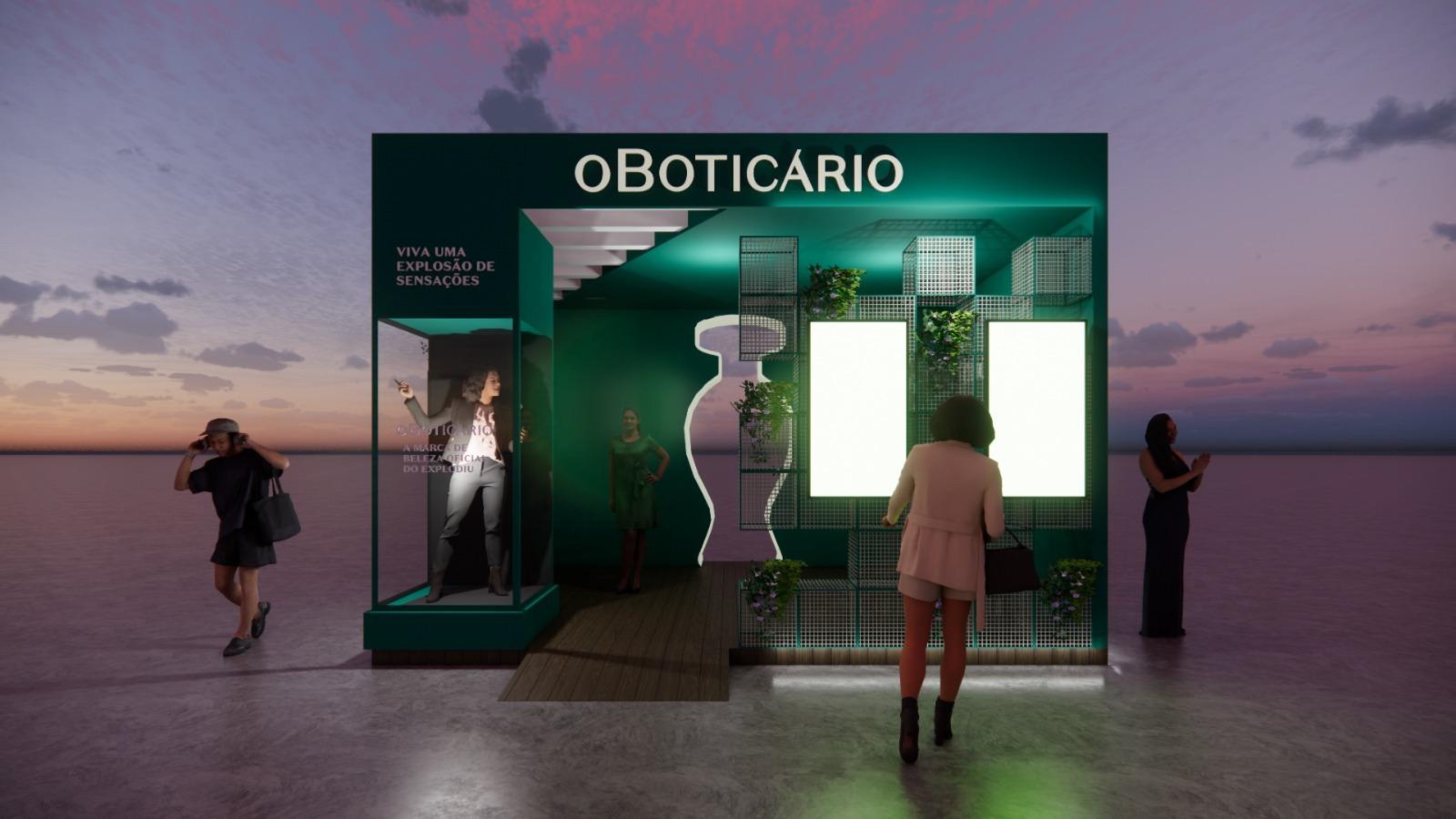 No momento, você está visualizando O Boticário leva experiências sensoriais ao Festival Explodiu