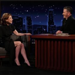 Fernanda Torres brilha no Jimmy Kimmel Live! com marcas Brasileiras