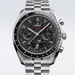 OMEGA lança o Speedmaster Moonphase Meteorite