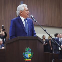 Caiado acompanha posse no TJGO e destaca trabalho em harmonia com o Judiciário