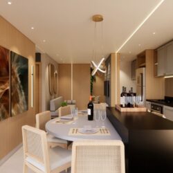 Cozinha, a nova protagonista do apartamento