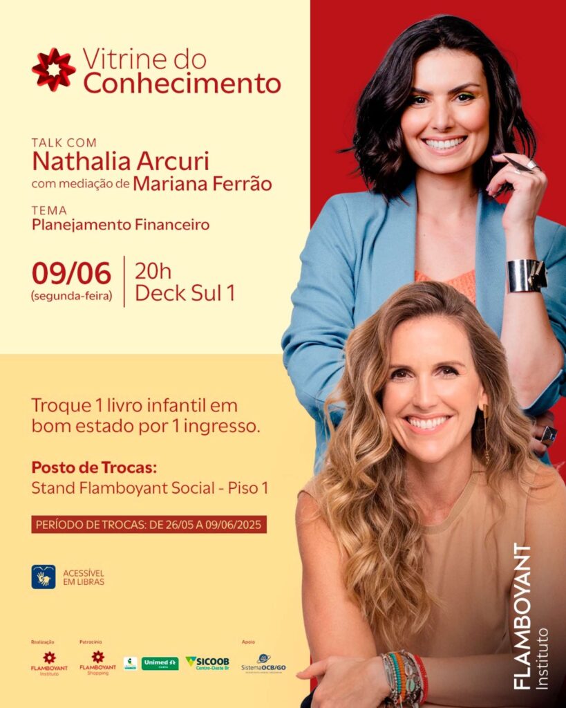 Nathalia Arcuri estreia Vitrine do Conhecimento 2025