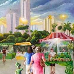 Basileu França expõe exposição “Lugares” com 70 obras de alunos