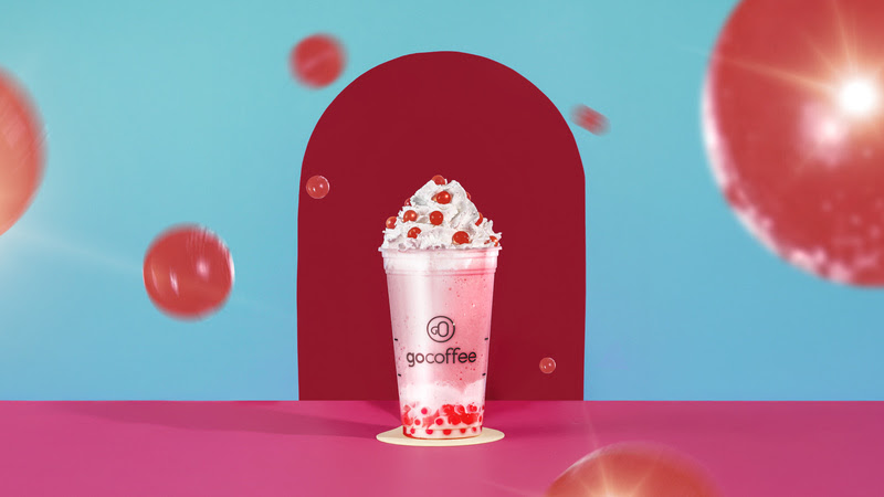 Go Coffee lança drink com bubbles para o Dia dos Namorados