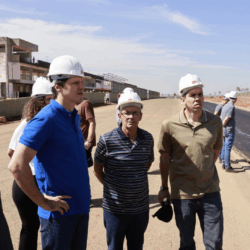 Daniel Vilela vistoria obras do Autódromo de Goiânia