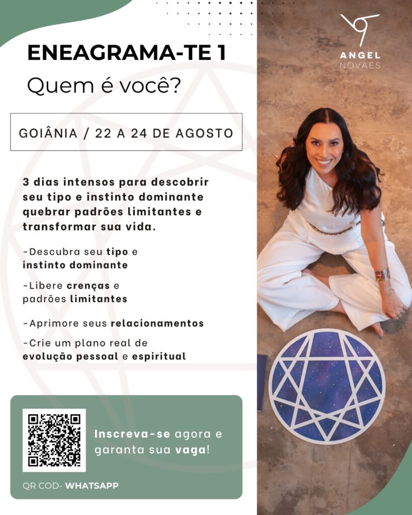 Imersão Eneagrama com Angel Novaes chega a Goiânia