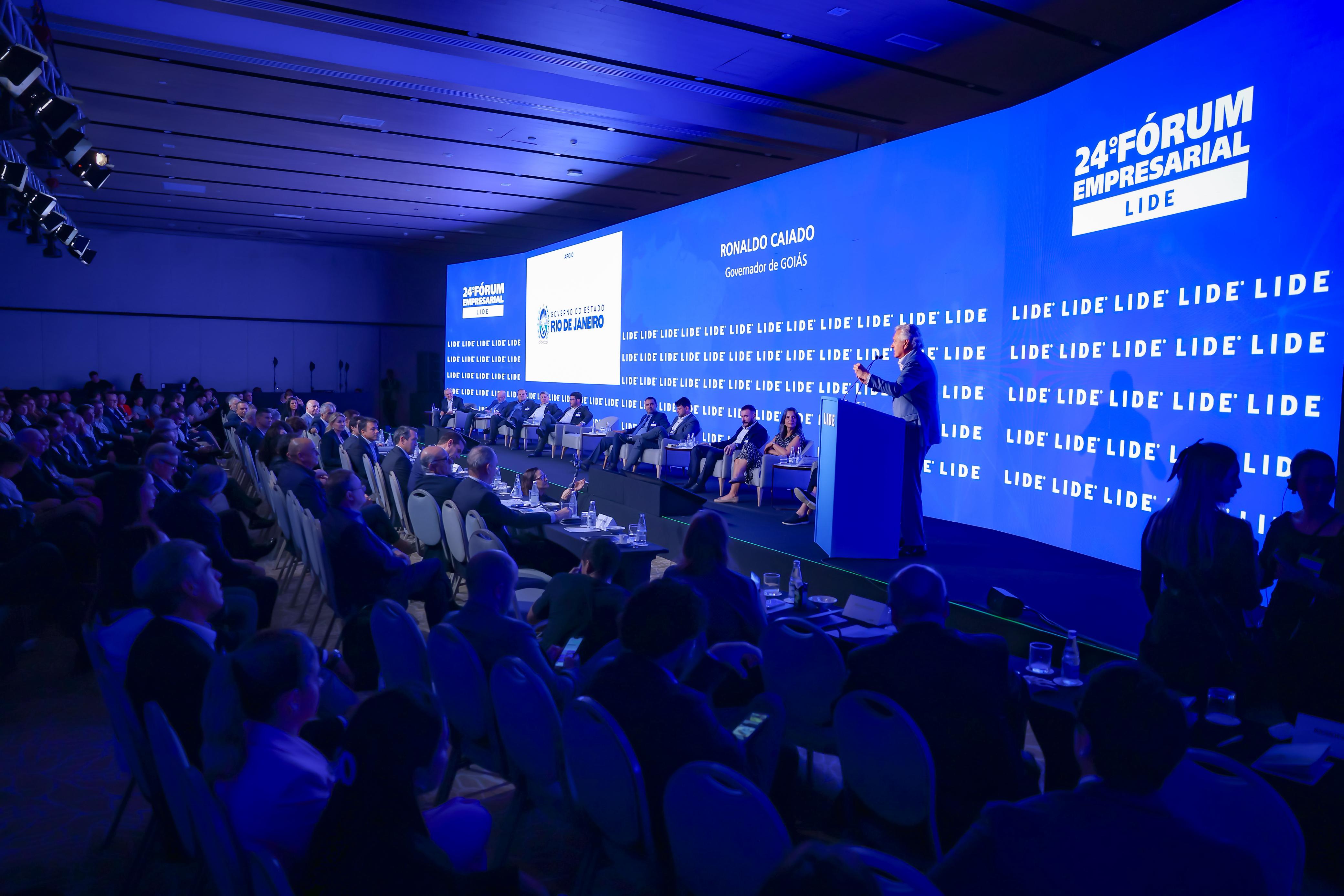 Caiado destaca ações de Goiás contra desmatamento no LIDE