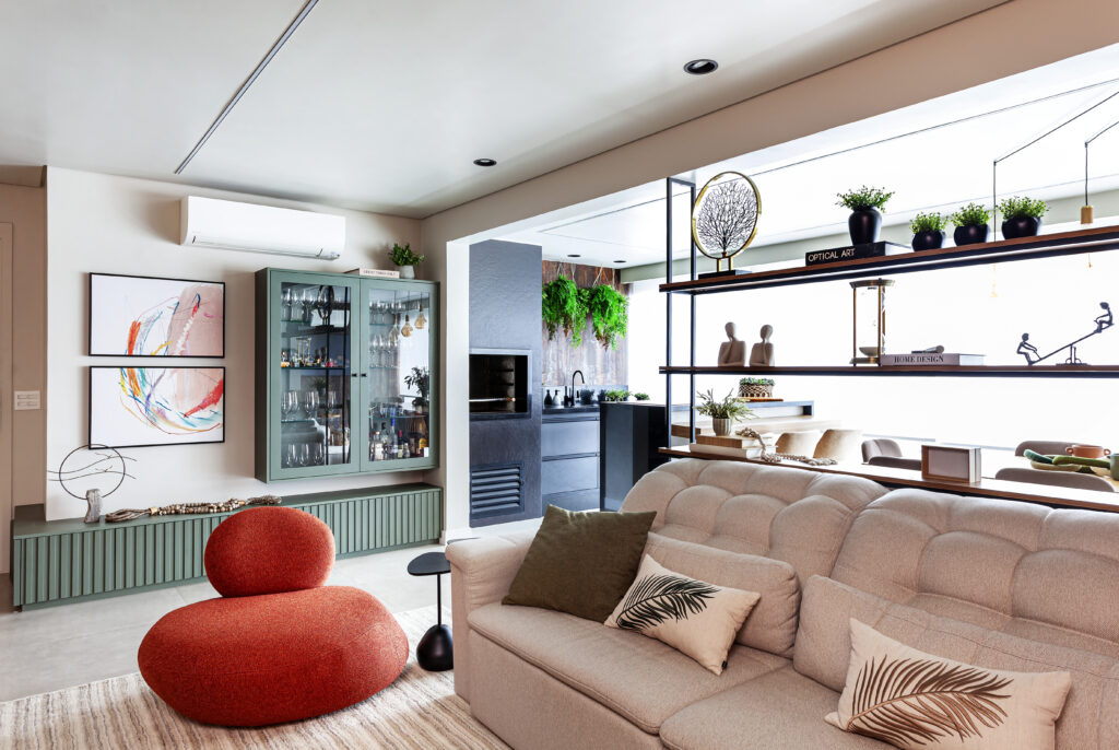 As inúmeras possibilidades do verde-oliva no décor de interiores