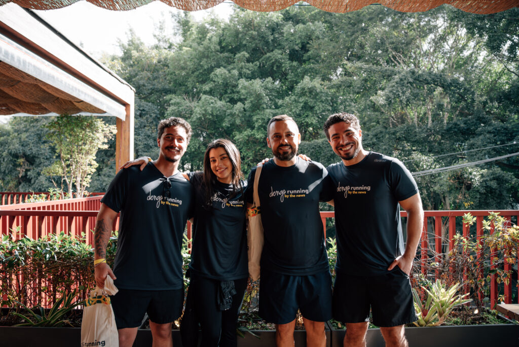 Dengo e the news realizam primeira corrida de rua em SP