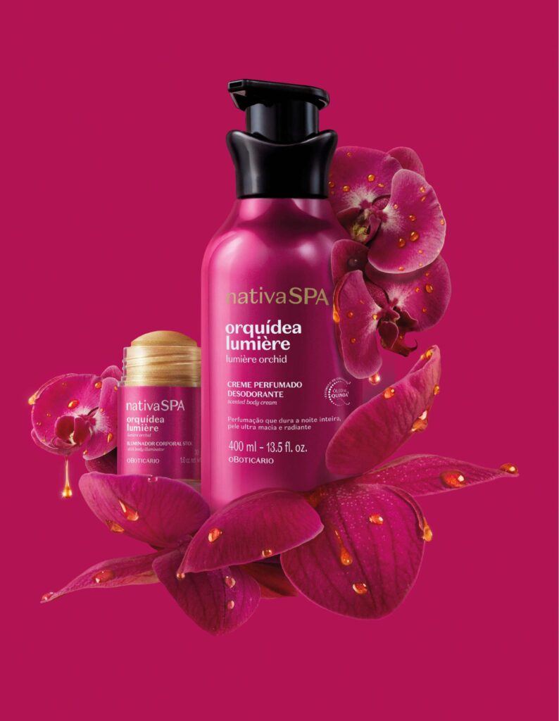 Nativa SPA Orquídea Lumière do Boticário traz glow corporal