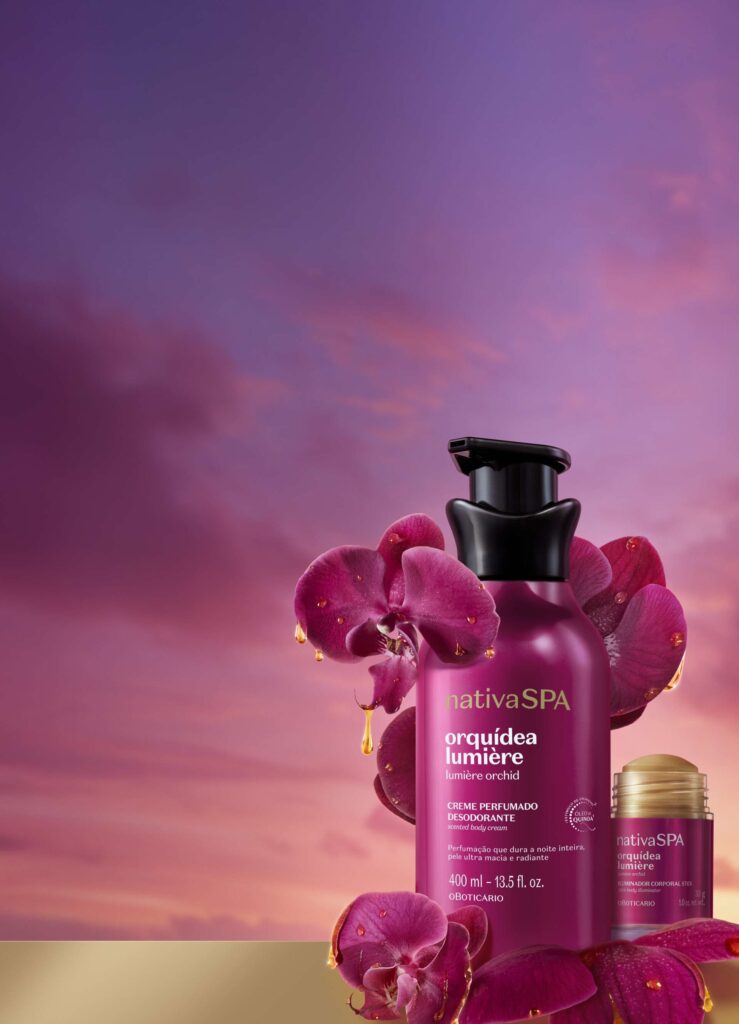 Nativa SPA Orquídea Lumière do Boticário traz glow corporal