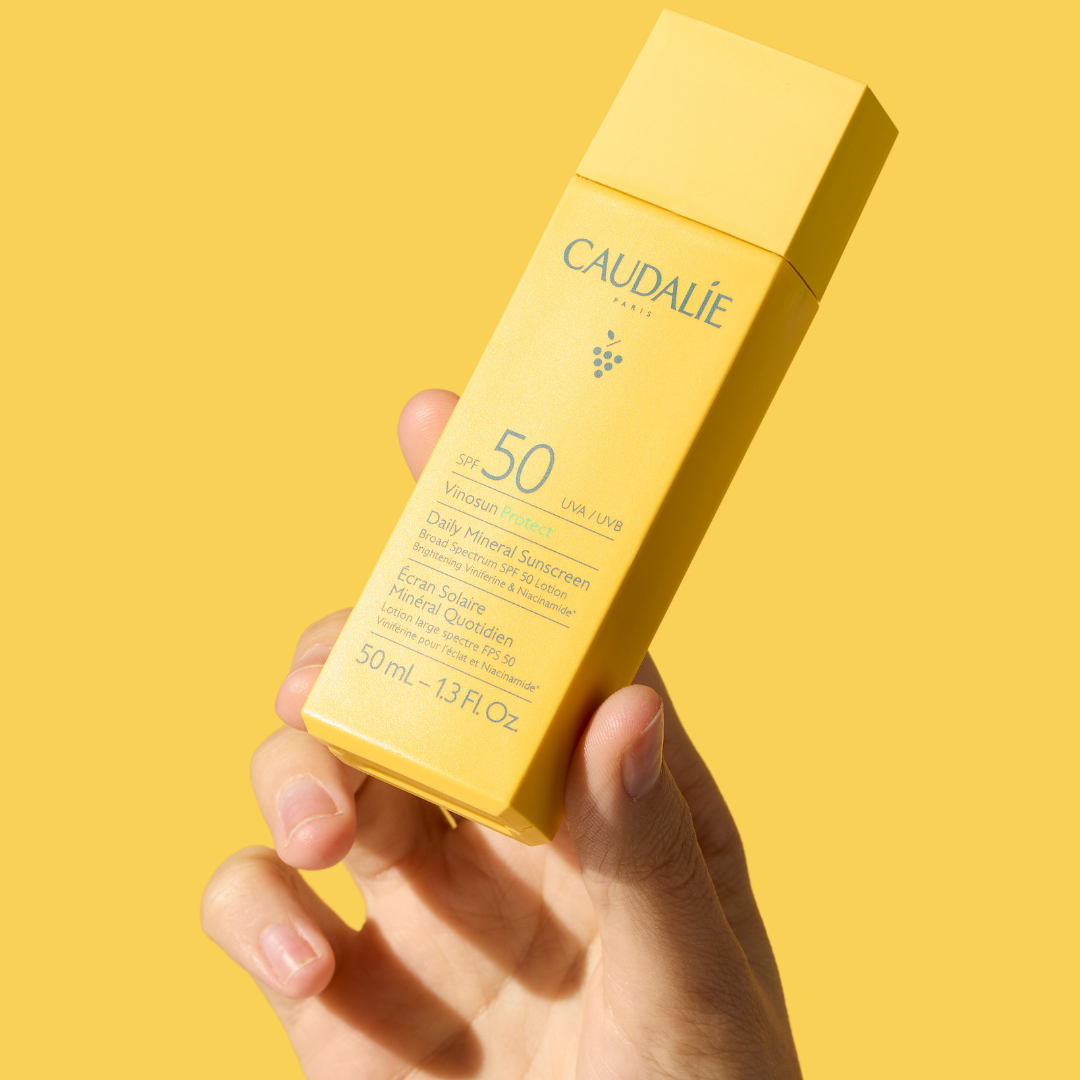 No momento, você está visualizando Caudalie lança protetor solar mineral com alta proteção