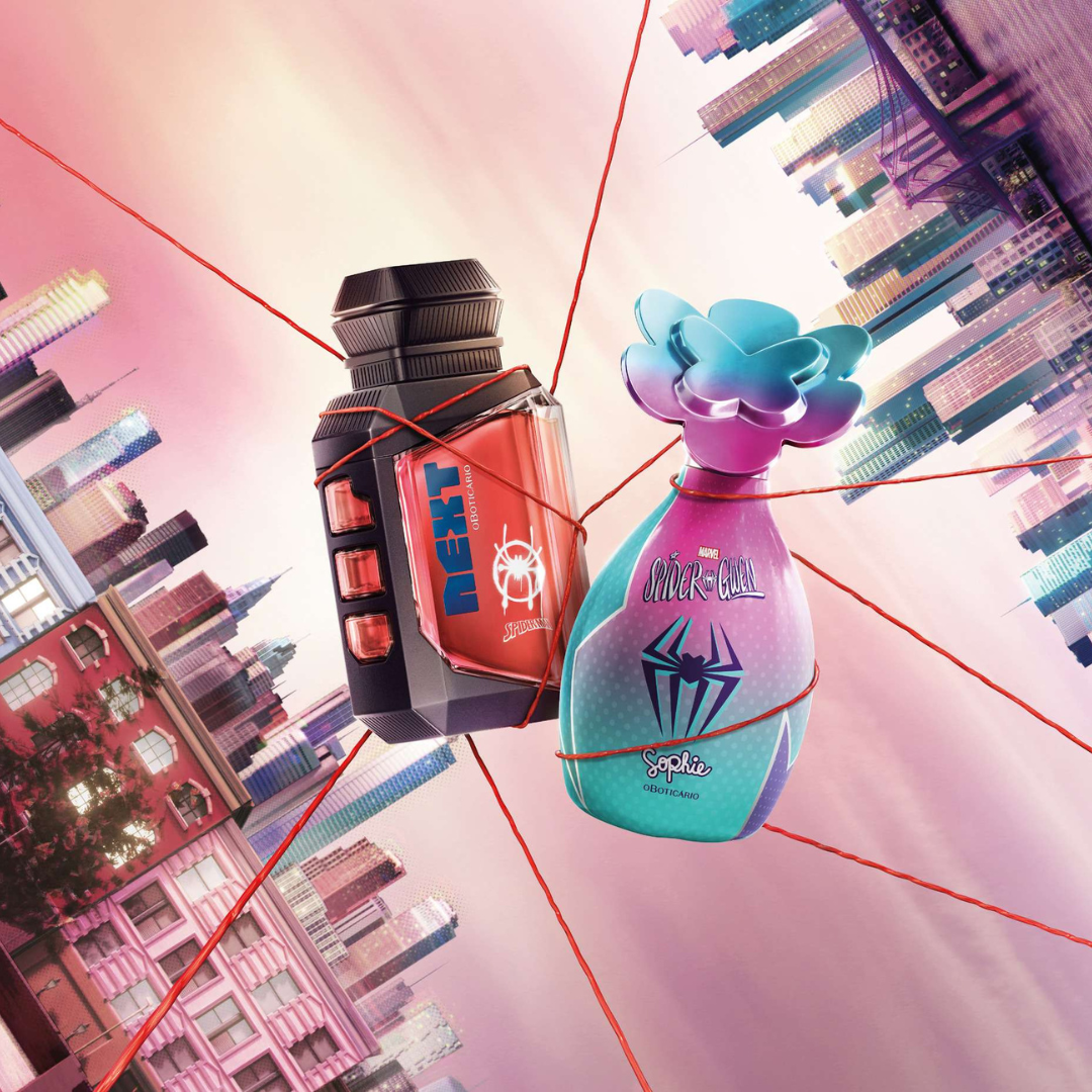 No momento, você está visualizando Boticário lança linha Next Spider-Man e Sophie Gwen Stacy