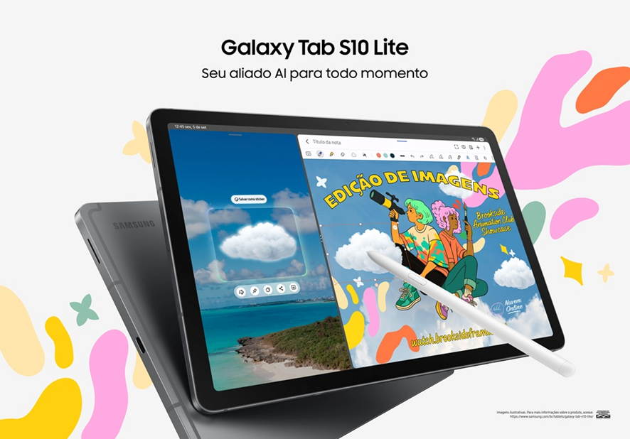 Galaxy Tab S10 Lite: traz segurança e proteção de dados
