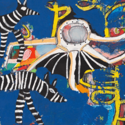 Encerramento das exposições do artista plástico Pitágoras com tradução em Libras