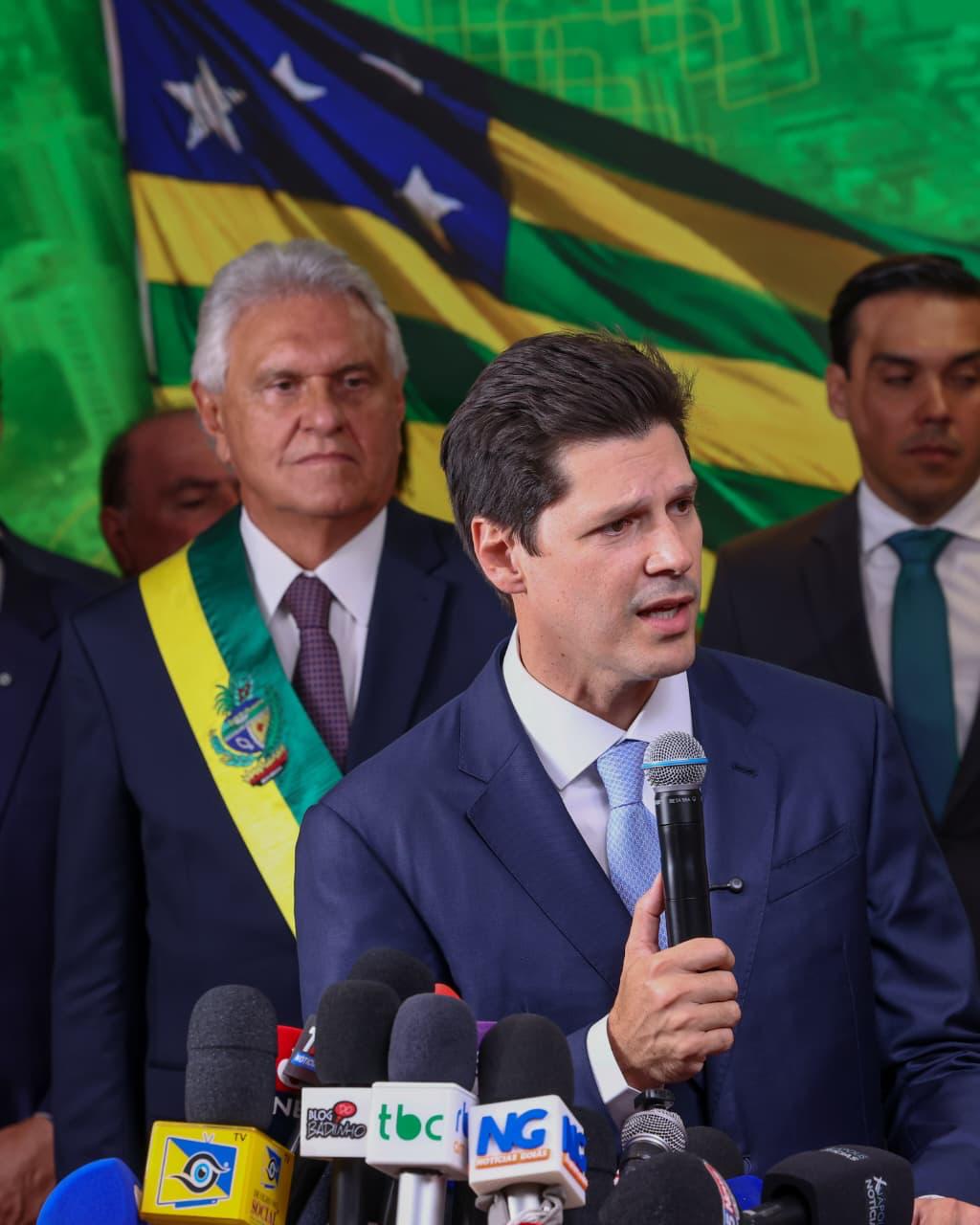 No momento, você está visualizando Daniel Vilela detalha primeiros passos da gestão após assumir como governador de Goiás