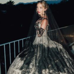 Lelê Saddi brilha no desfile de Alta Moda da Dolce&Gabbana com look exclusivo da marca 