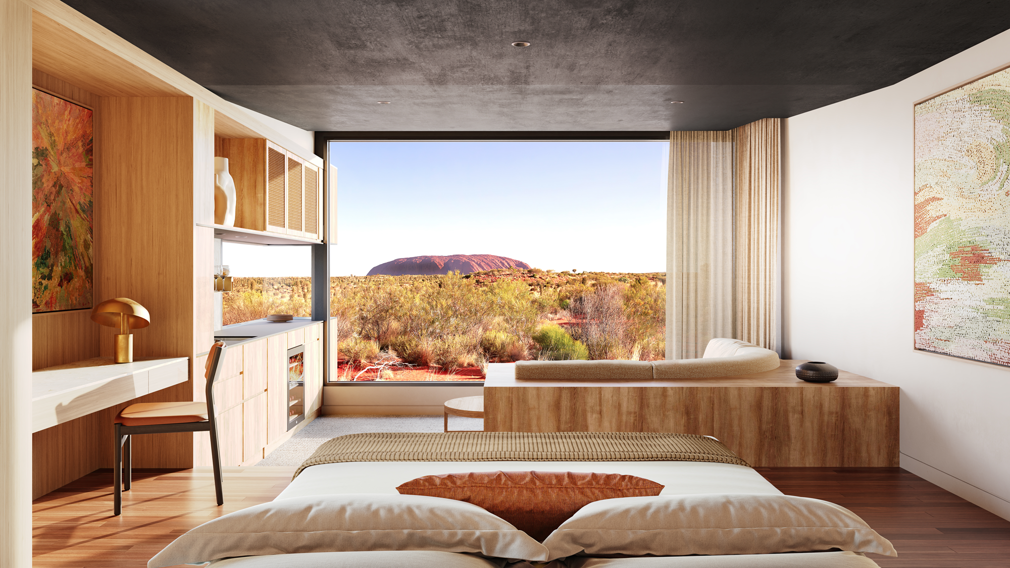 No momento, você está visualizando Beckons anuncia planos para novo lodge de ultraluxo em Uluṟu-Kata Tjuṯa, na Austrália