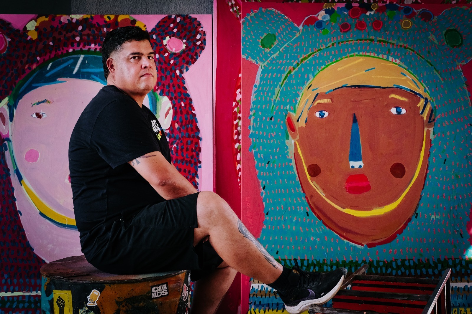 No momento, você está visualizando Individual do artista Ebert Calaça reúne mais de 80 obras e fica em cartaz até 9 de setembro, com entrada gratuita